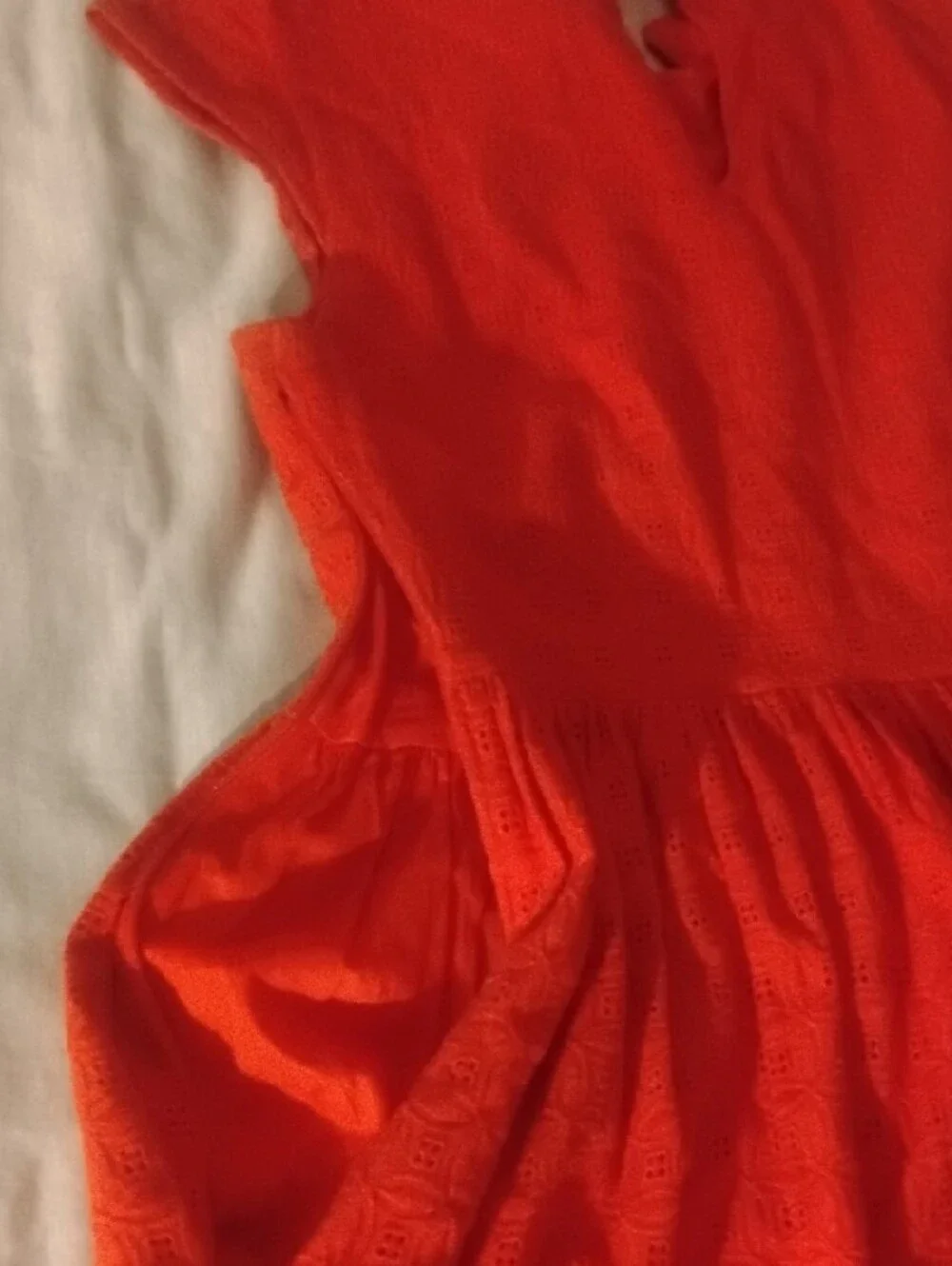 kate spade Courtney Eyelit Dress Sunburnt Orange Size 6